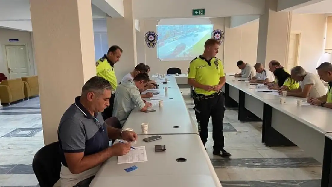 Muğla'da Trafik Ekiplerine Kaza Tutanağı Eğitimi