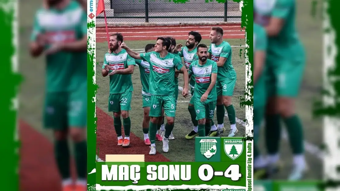 Muğlaspor'dan Deplasmanda 4-0'lık Galibiyet