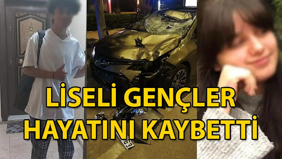 Scooterla Otomobil Çarpıştı: Liseli İki Genç Hayatını Kaybetti