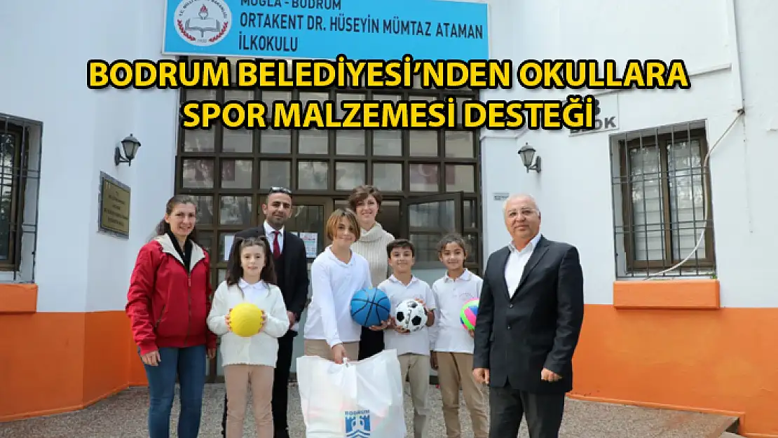 Bodrum Belediyesi Okullara Desteğini Sürdürüyor
