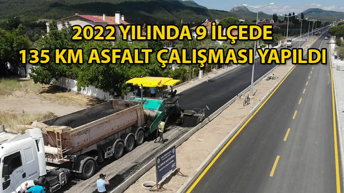 Büyükşehir Belediyesi Haziran'dan İtibaren 135 Kilometre Asfalt Çalışması Yaptı