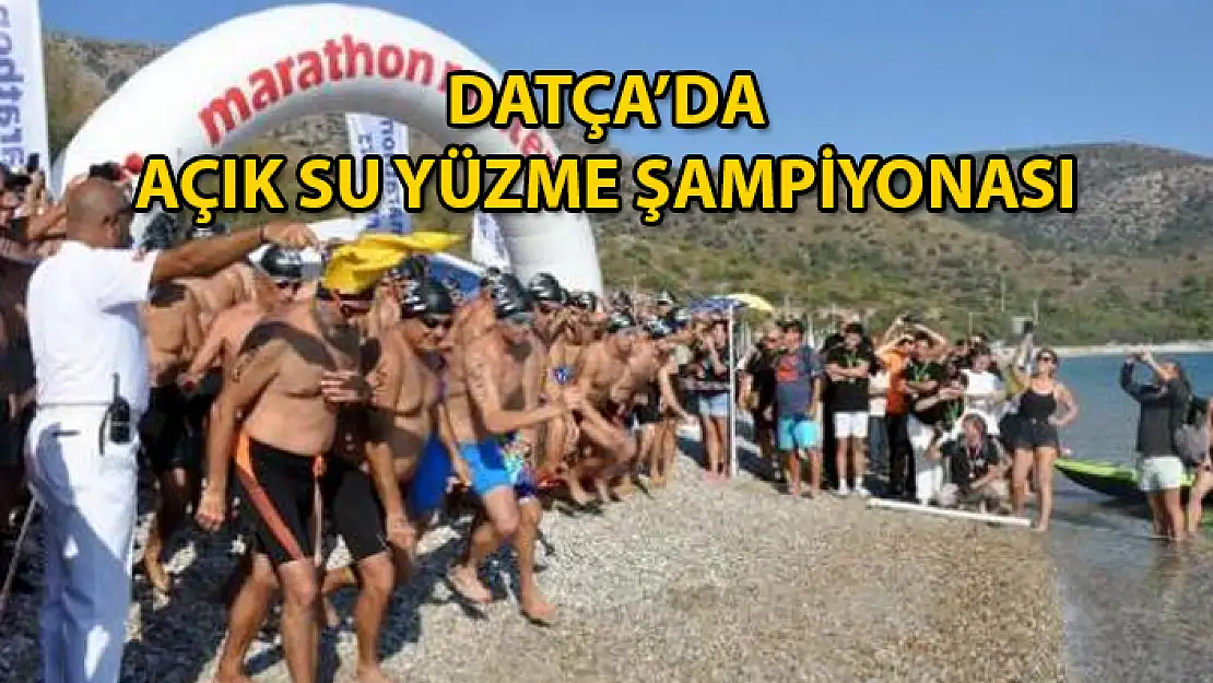 Datça'da Yüzme Yarışı Yapıldı