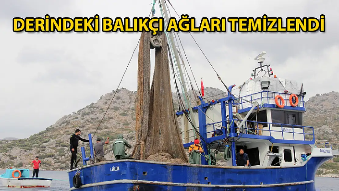 Deniz Altı Kazı Çalışmaları İçin Balıkçı Ağları Temizlendi