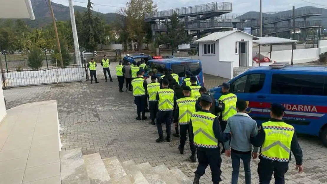Fethiye'de İnsan Taciri Operasyonu: 10 Tutuklama