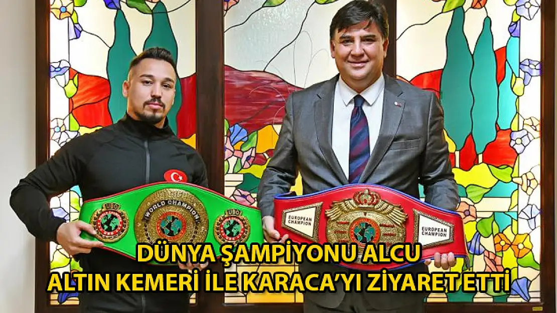 Fethiyeli Dünya Şampiyonu Boksör, Başkan Karaca'yı Ziyaret Etti