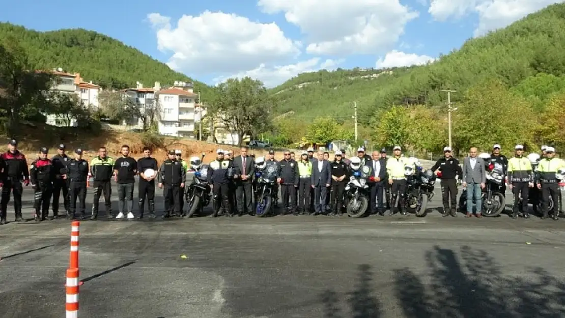 Menteşe'de Motosiklet Eğitim Alanı Açıldı