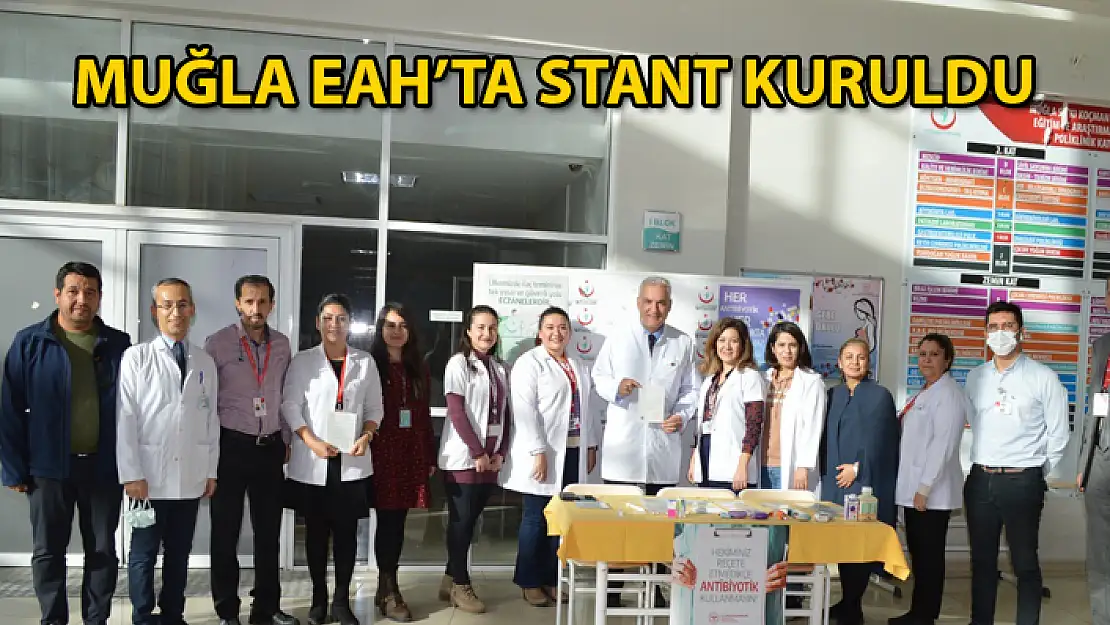 Muğla'da Antibiyotik Kullanımına Dikkat Çekmek İçin Stant Kuruldu