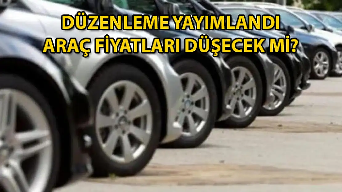 ÖTV Matrah Düzenlemesi Resmi Gazetede Yayımlandı