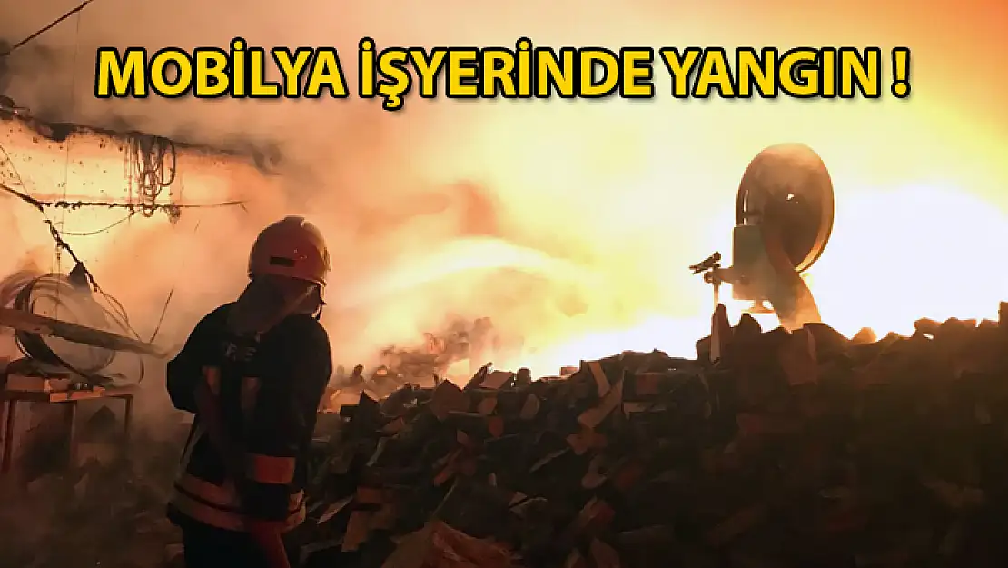Ula'da Bir Mobilya Dükkanında Yangın Çıktı