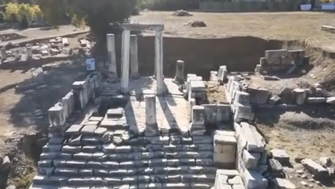 Yatağan'daki Lagina Hekate Kutsal Alanı'nda Yapılar Yeniden Ayağa Kaldırılıyor