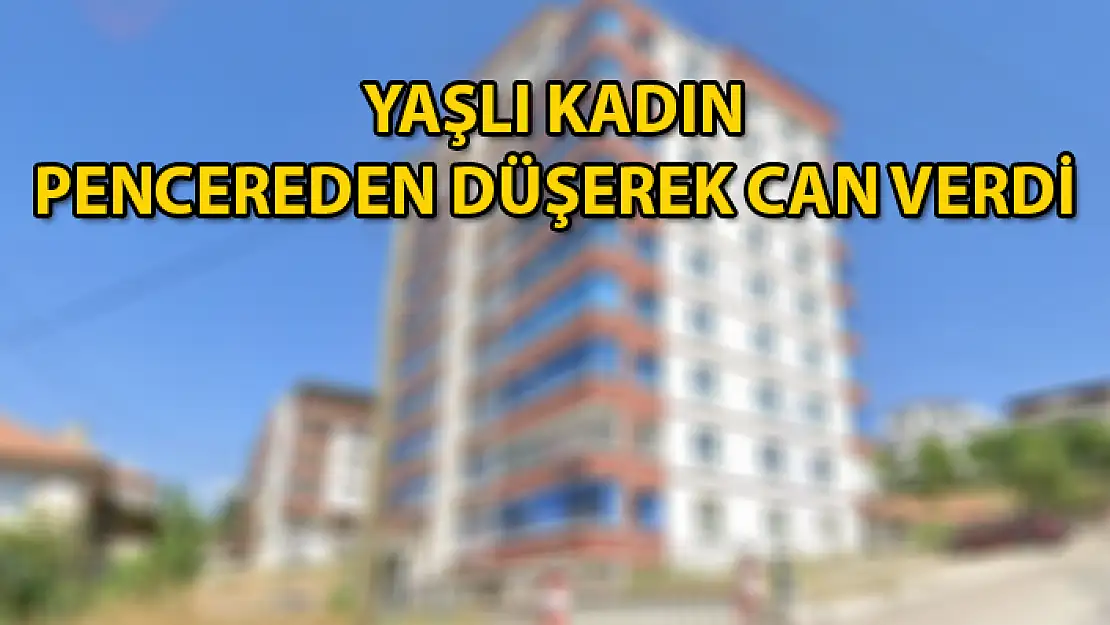91 Yaşındaki Kadın 7'inci Kattaki Evinin Penceresinden Düşerek Öldü