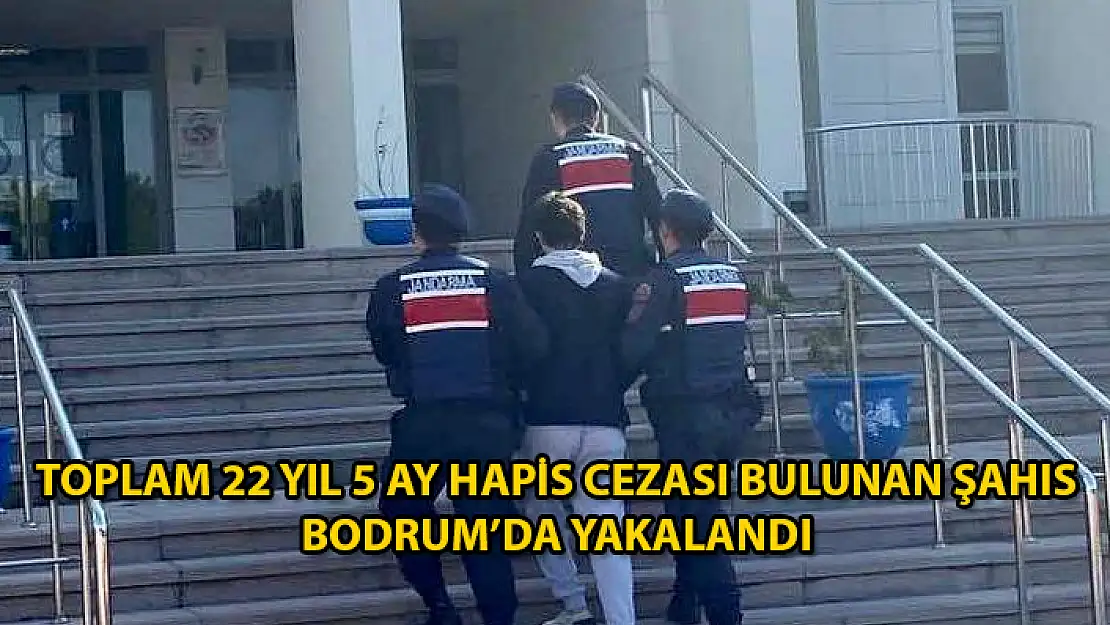 Bodrum'da Kasten Yaralama ve Silahlı Tehdit Suçlarından Hapis Cezası Bulunan Şahıs Yakalandı