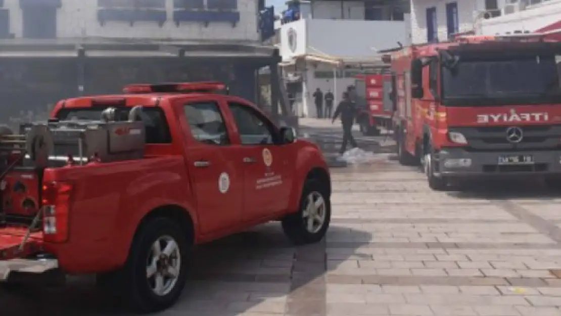 Bodrum'daki Bir Evde Korkutan Yangın!