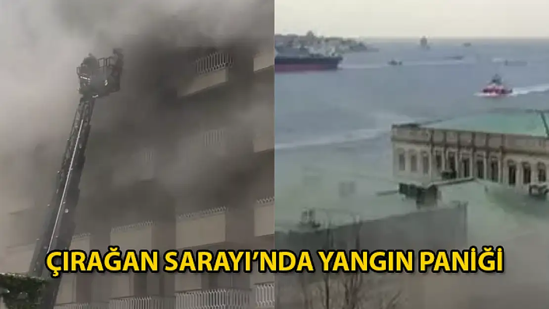Çırağan Sarayı'nda Yangın