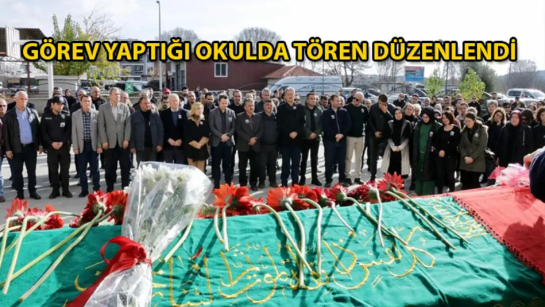 Ula'da Otobüsün Altında Kalarak Yaşamını Yitiren Okul Müdürü İçin Tören Düzenlendi