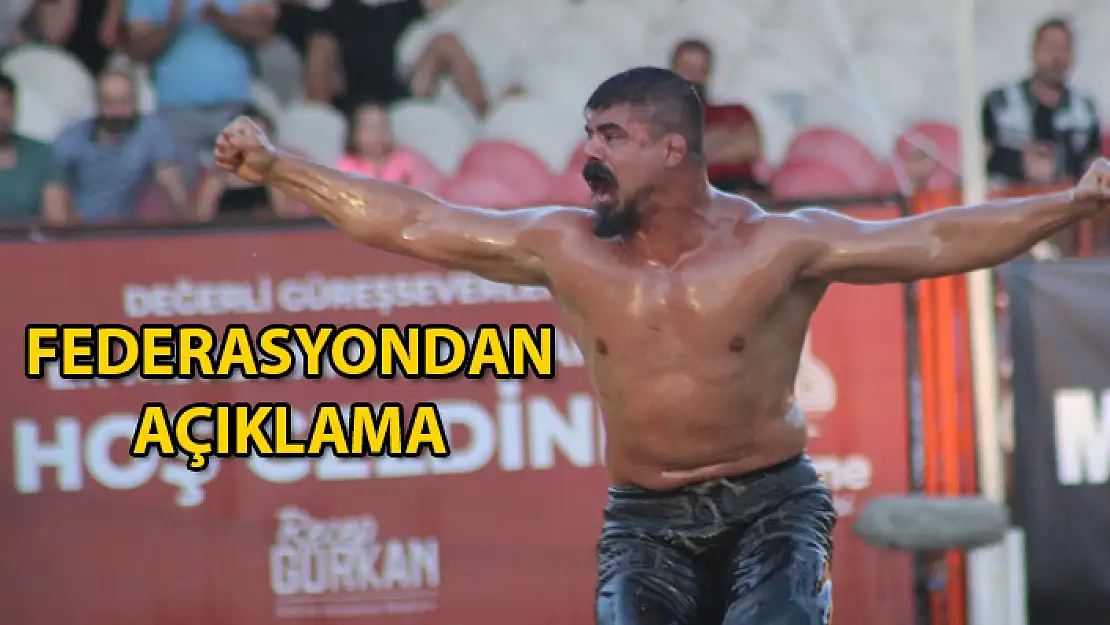 Başpehlivanlığı Alınan Cengizhan Şimşek ile İlgili Güreş Federasyonundan Açıklama