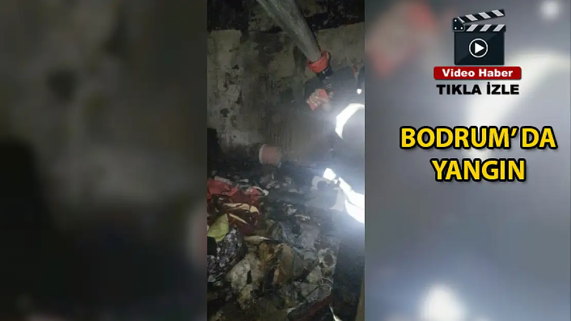 Bodrum'da Çocuklar Evde Yangın Çıkardı!