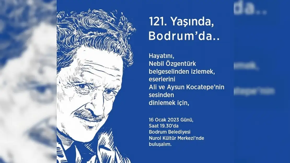 Bodrum'da Nazım Hikmet Ran Anılacak