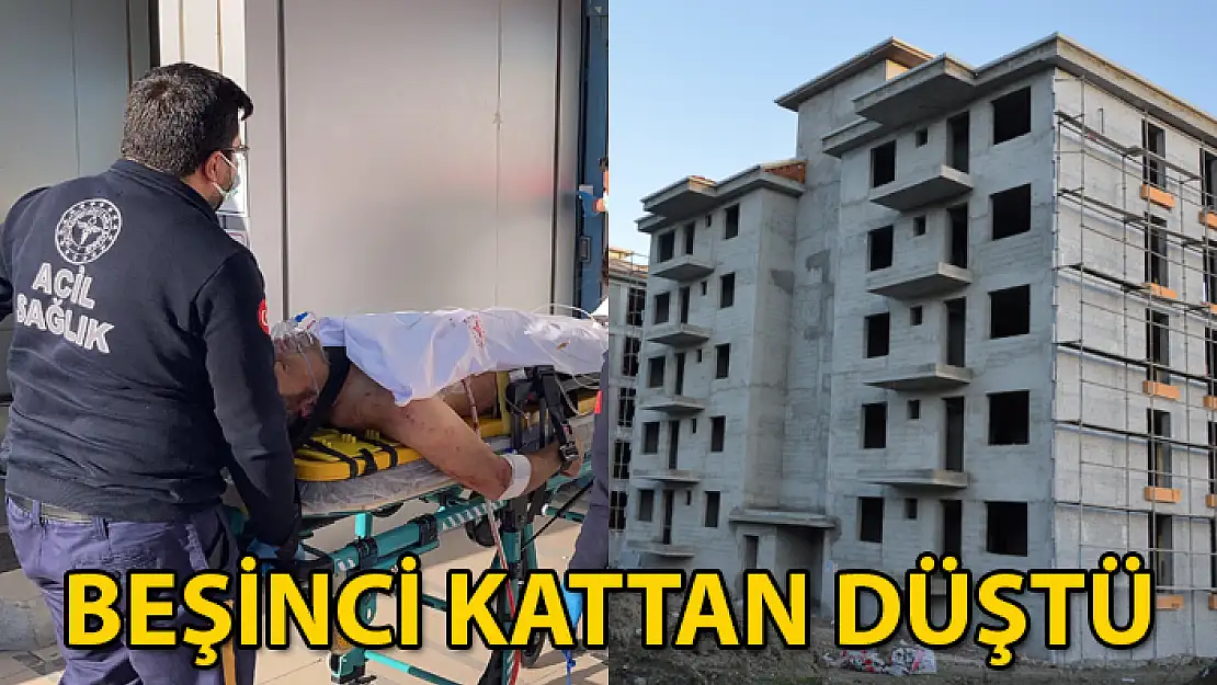 Çalıştığı İnşaattan Düşen İşçi Ağır Yaralandı