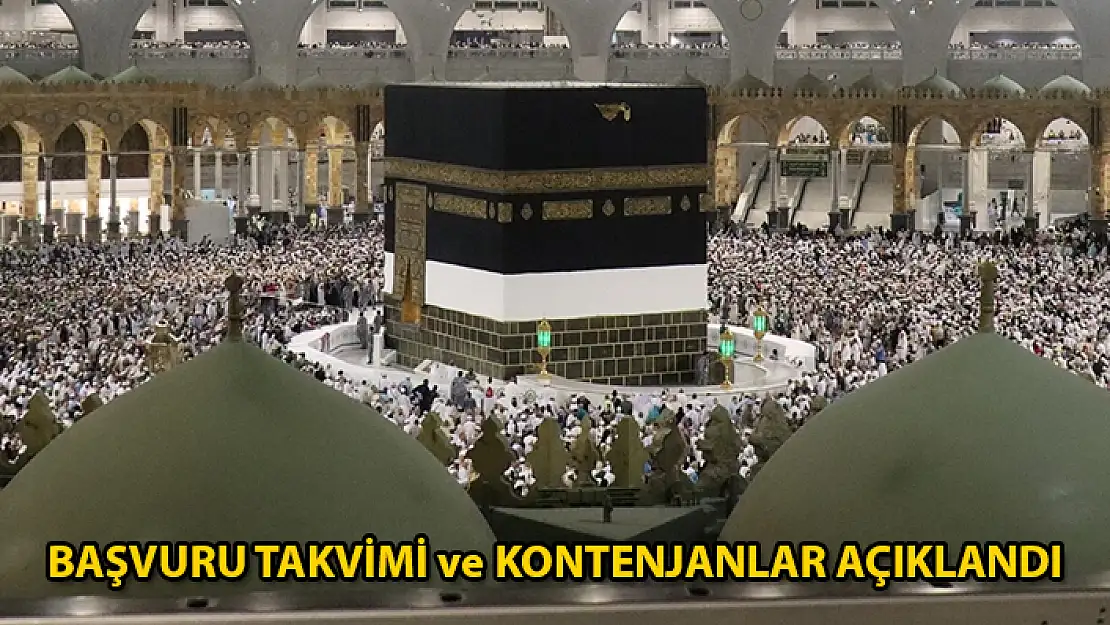Diyanet İşleri Başkanı Açıkladı: 2023 Yılı Hac Kontenjanları Belli Oldu