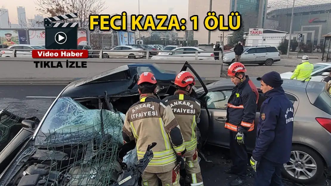 Kaza Yapan Otomobile Başka Bir Araç Çarptı: 1 Ölü !