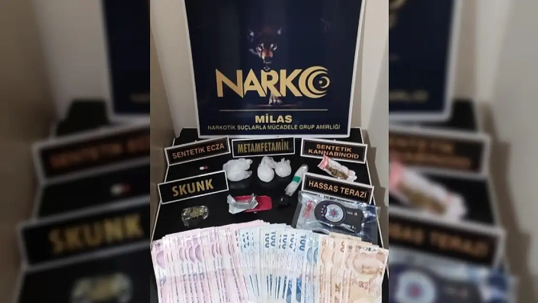 Milas'ta Uyuşturucu Operasyonu: 4 Tutuklama