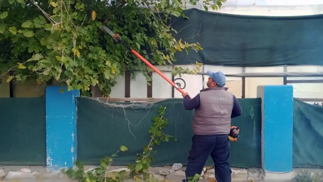 Ortaca'da Yeşil Alanların Mevsimsel Bakımları Yapılıyor
