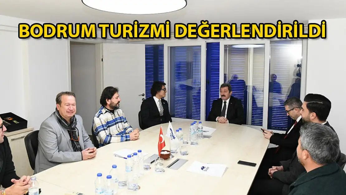 Vali Tavlı Bodrum Otelciler Derneğini Ziyaret Etti