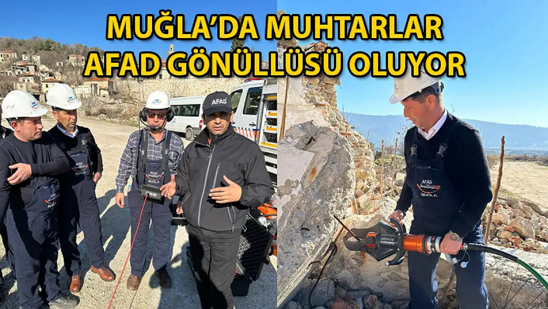 YATAĞAN'DA MUHTARLARA AFAD TARAFINDAN EĞİTİM VERİLDİ