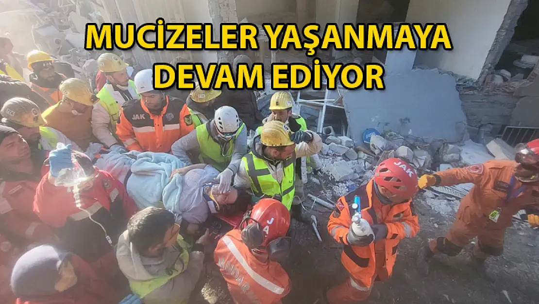 228'İNCİ SAATTE GELEN MUCİZE: 2 KİŞİ SAĞ KURTARILDI