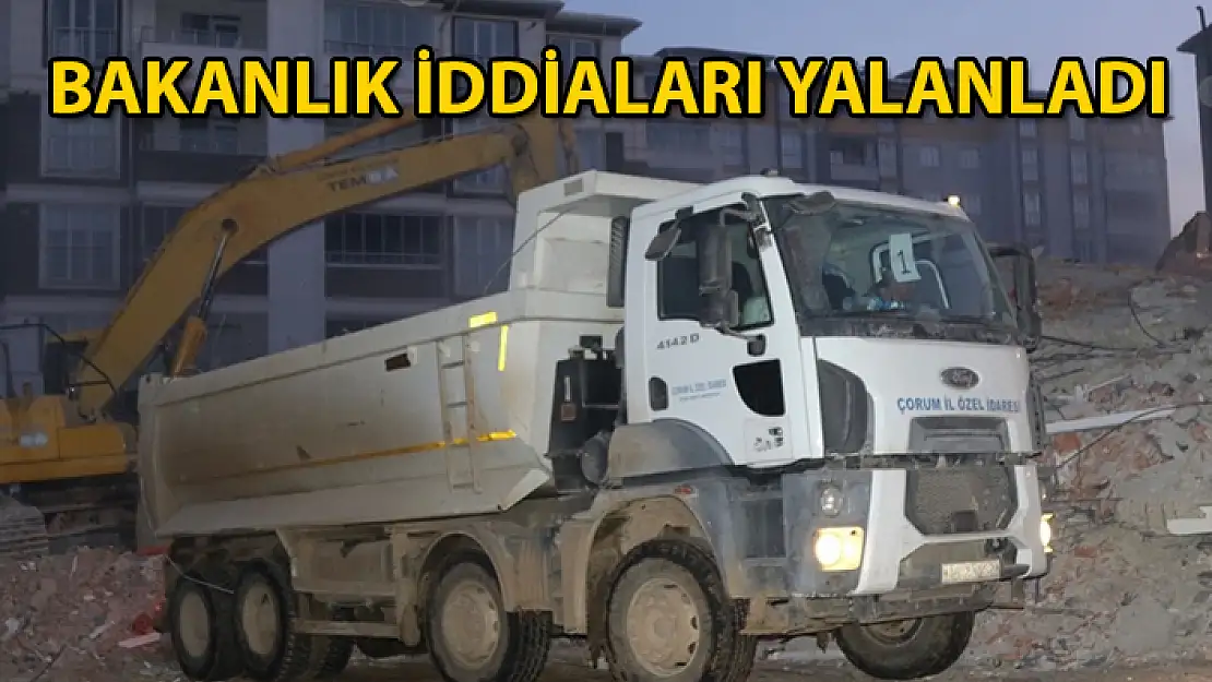 ADALET BAKANLIĞI ENKAZLARIN DELİL TOPLANMADAN KALDIRILDIĞI İDDİALARINI YALANLADI