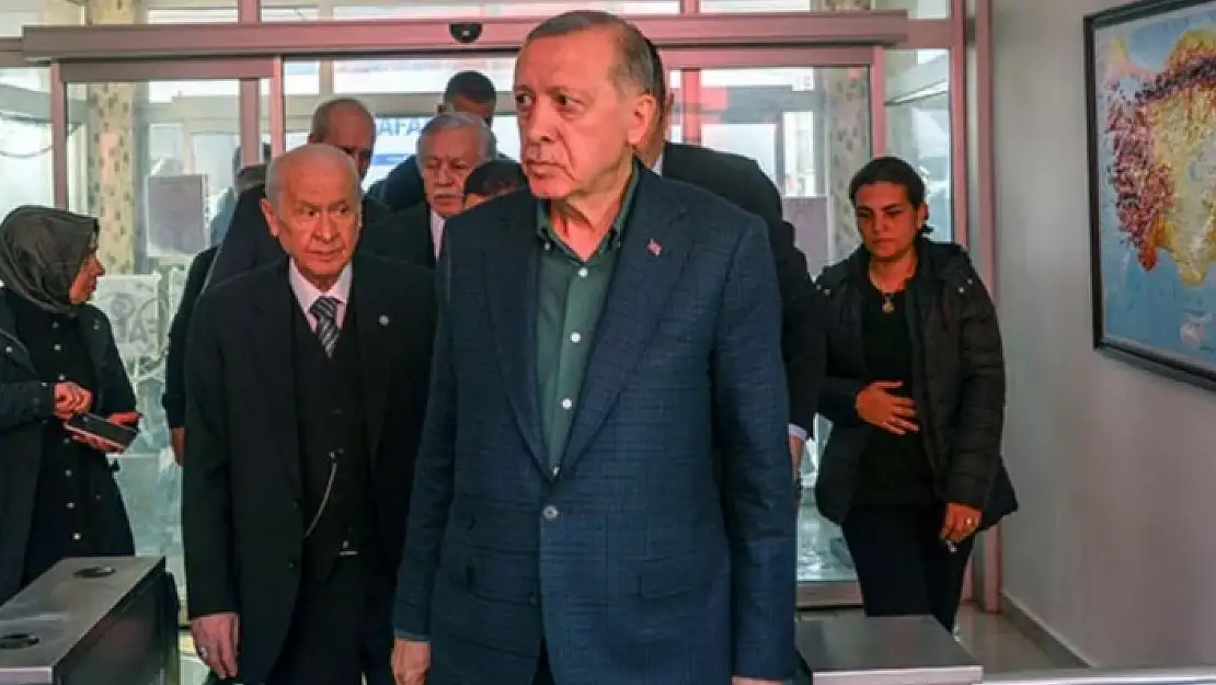 CUMHURBAŞKANI ERDOĞAN VE MHP LİDERİ BAHÇELİ DEPREM BÖLGESİNDE