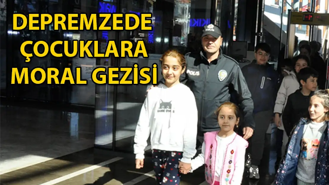 FETHİYE EMNİYET MÜDÜRLÜĞÜ EKİPLERİ DEPREMZEDE ÇOCUKLARI OYUN PARKINA GÖTÜRDÜ