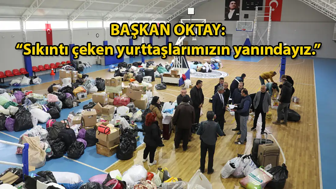 MARMARİS BELEDİYESİ'NDEN DEPREM BÖLGESİNE DESTEK