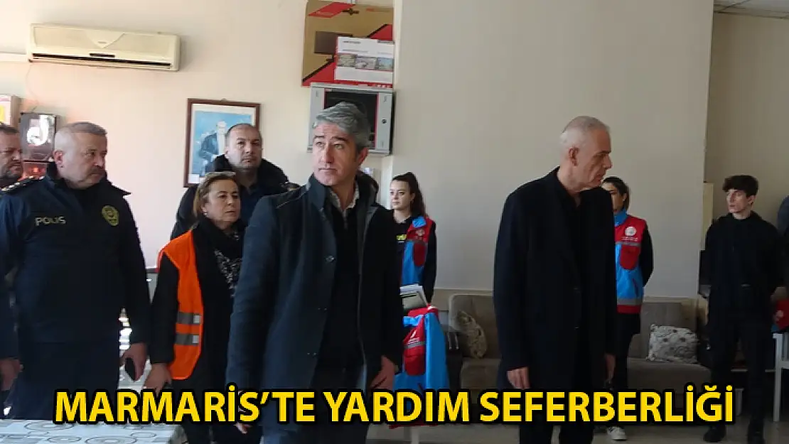 MARMARİS, DEPREM BÖLGESİ İÇİN TEK YÜREK OLDU