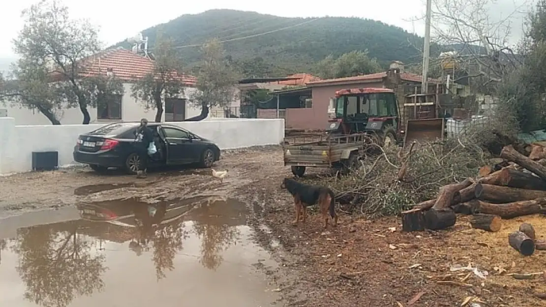 MİLAS'TA MAHALLE SAKİNLERİ  YOLUN HALİNE  İSYAN ETTİ