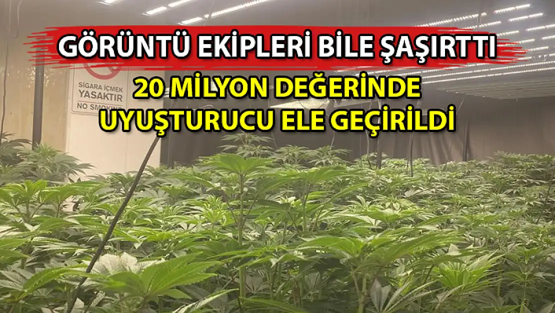 3 KATLI BİNAYA UYUŞTURUCU TESİSİ KURMUŞLAR