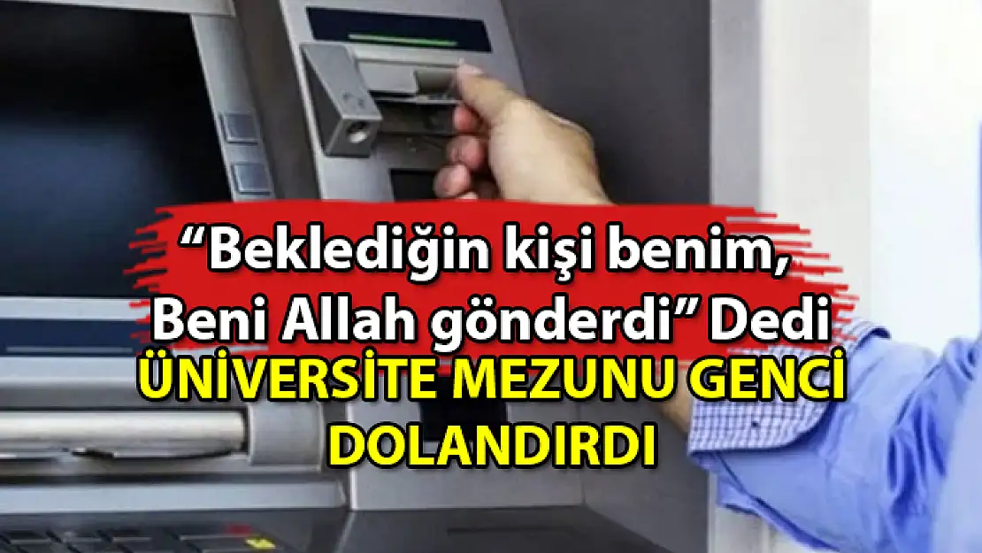 BEN HIZIR'IM DİYEREK VATANDAŞI DOLANDIRDI