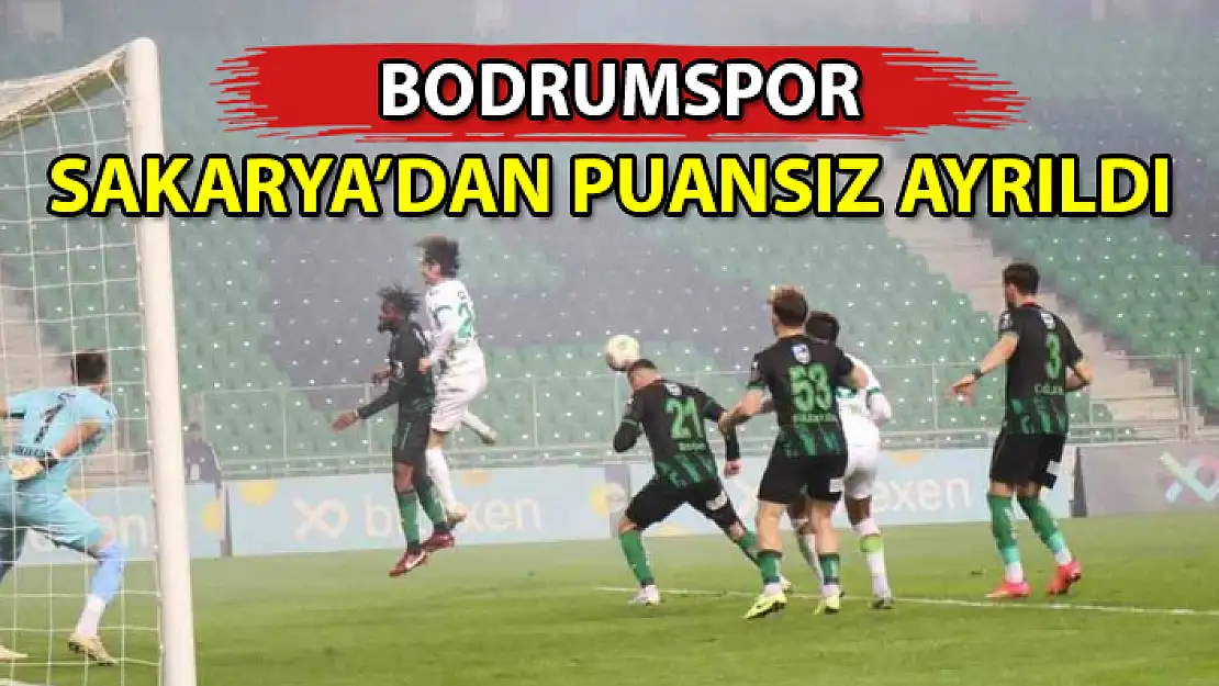 BODRUMSPOR ÜST ÜSTE ÜÇÜNCÜ MAĞLUBİYETİNİ ALDI