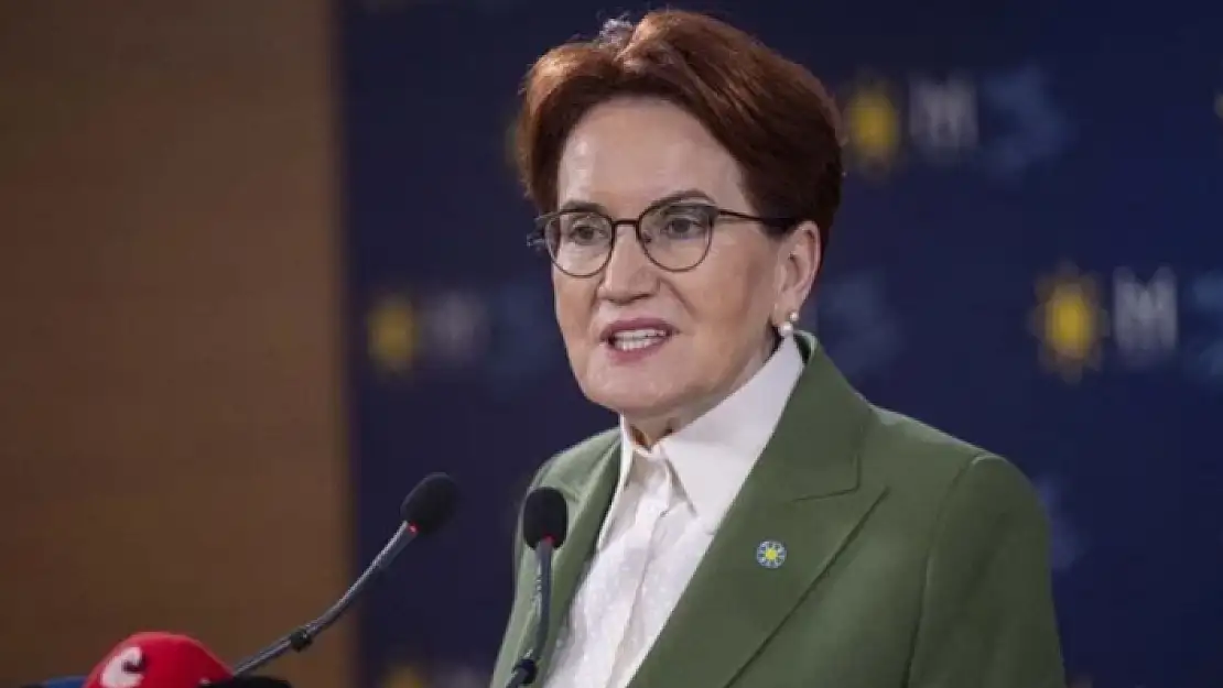 MERAL AKŞENER İYİ PARTİ'NİN 6'LI MASADAN AYRILDIĞINI DUYURDU