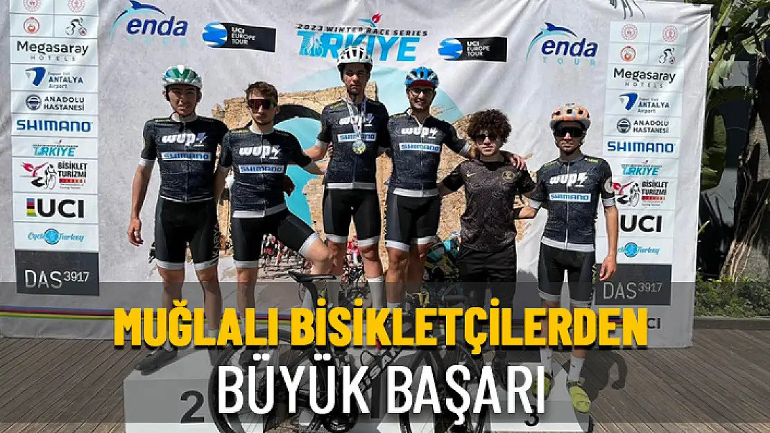 MUĞLA KARYA BİSİKLET TAKIMI'NDAN GÜMÜŞ MADALYA