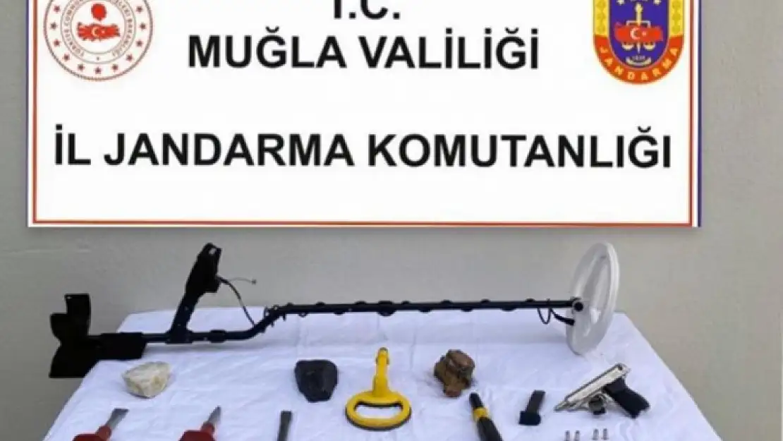 YATAĞAN'DA TARİHİ ESER KAÇAKÇISI YAKALANDI