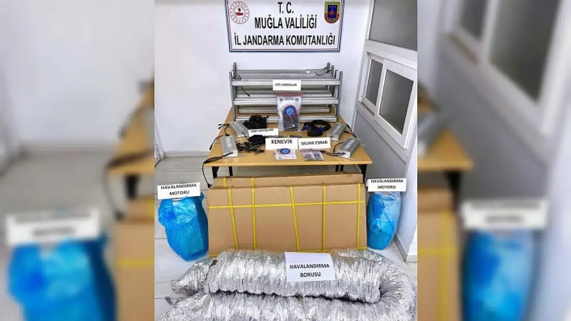 YATAĞAN'DAKİ EVİNE UYUŞTURUCU İMAL DÜZENEĞİ KURAN ŞAHIS YAKALANDI