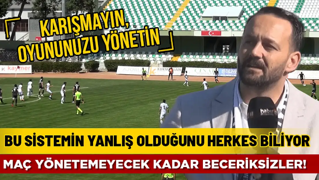 1000A YAPI ORTACA BELEDİYESPOR BAŞKANI EREM KAYA'DAN SERT SÖZLER