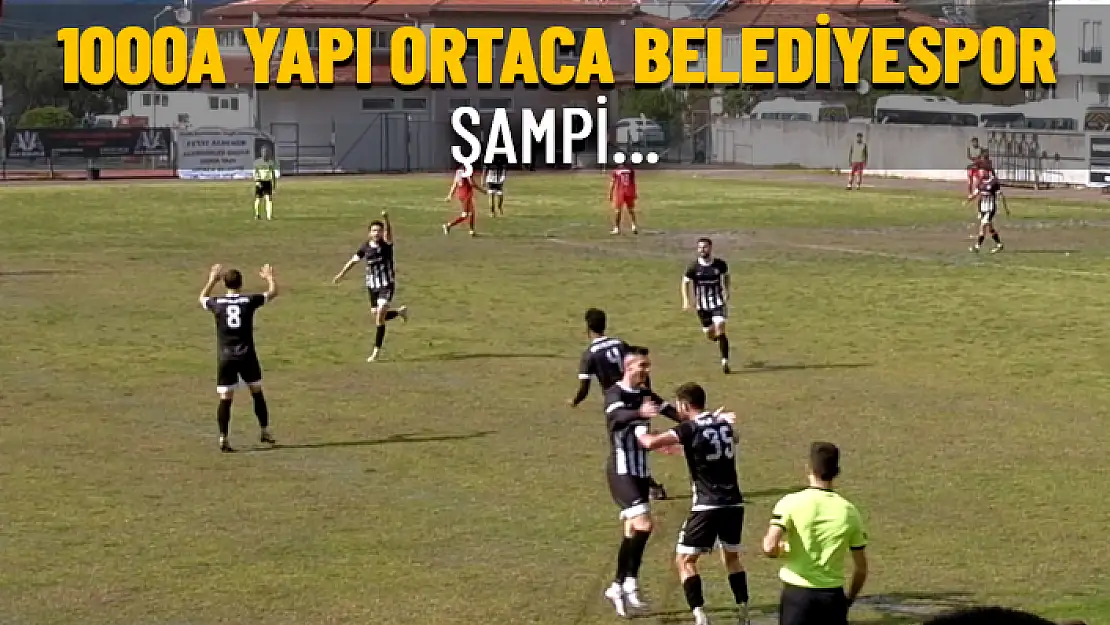 1000A YAPI ORTACA BELEDİYESPOR SAHASINDA TEK GOLLE KAZANDI