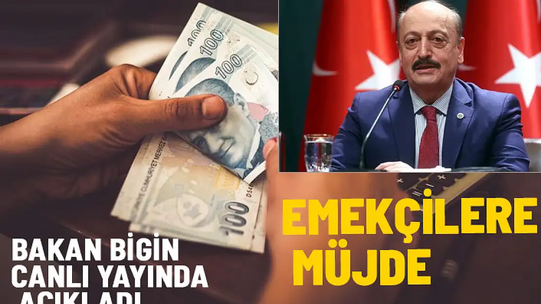 BAKAN BİLGİN, CANLI YAYINDA TEMMUZ MÜJDESİ VERDİ