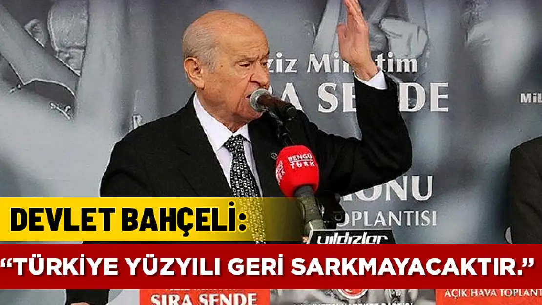 MHP LİDERİ DEVLET BAHÇELİ MUHALEFETE YÜKLENDİ
