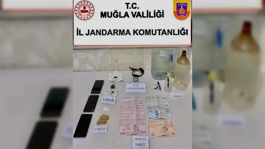 MİLAS JANDARMASI'NDAN ZEHİR TACİRLERİNE SUÇ ÜSTÜ