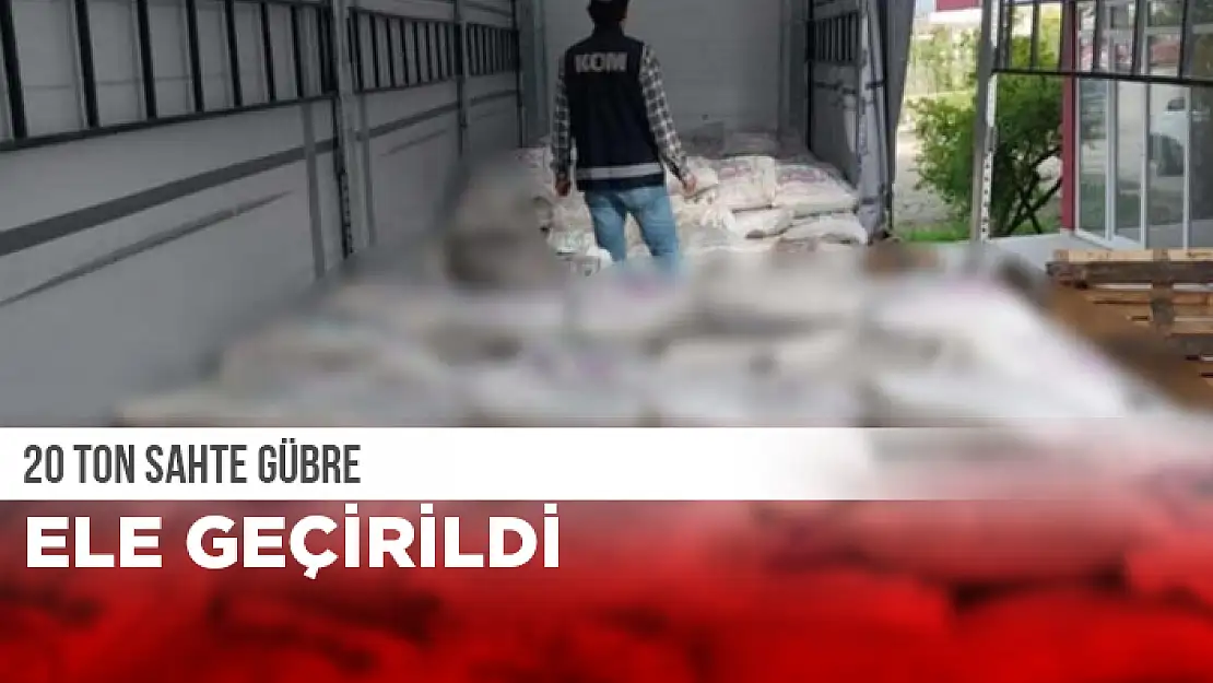 SEYDİKEMER'DE SAHTE GÜBRE OPERASYONU: 2 GÖZALTI