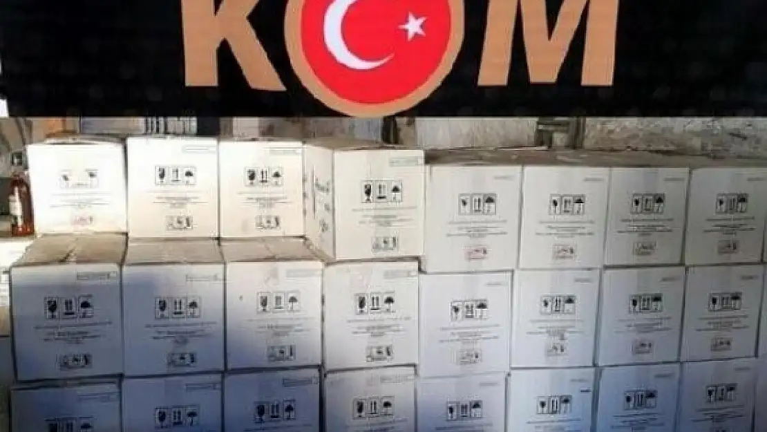 YATAĞAN'DA 7 BİN 880 ŞİŞE SAHTE İÇKİ ELE GEÇİRİLDİ